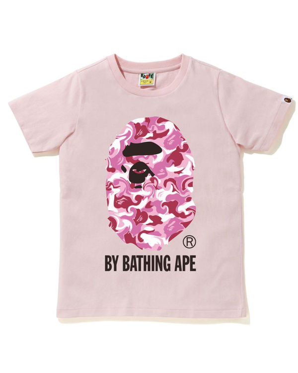 T Shirts Bape Marble Camo Femme Rose | MZHNC0631