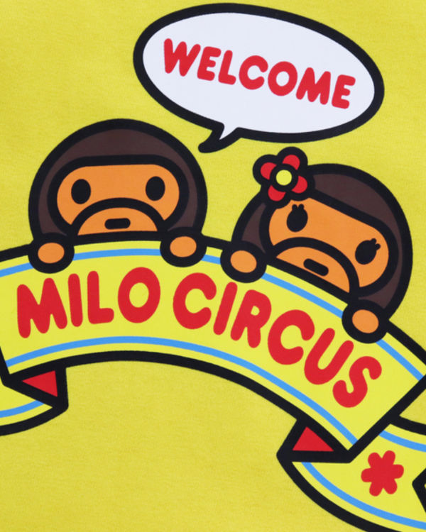 T Shirts Bape Milo Circus L/S Enfant Jaune | BDYZJ3764