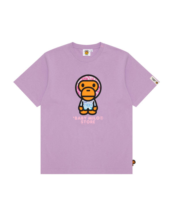 T Shirts Bape Milo Femme Violette | JDOMZ9124