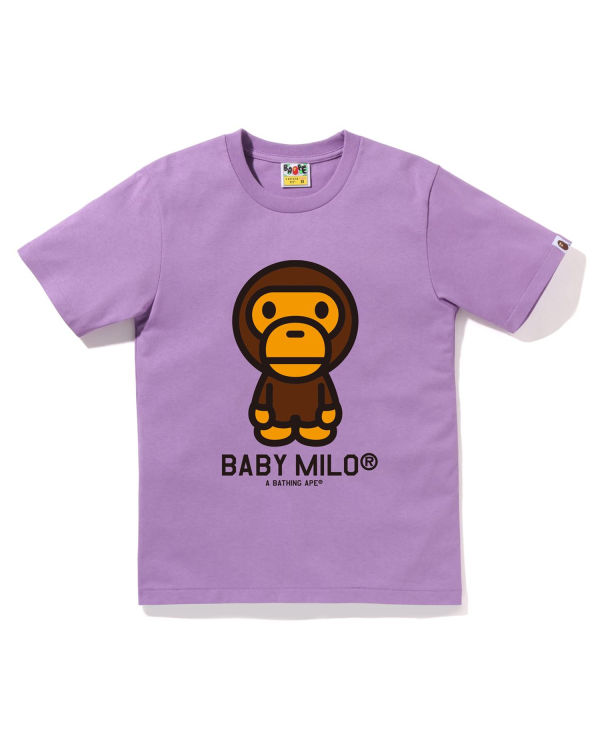 T Shirts Bape Milo Femme Violette | SGDJV6485