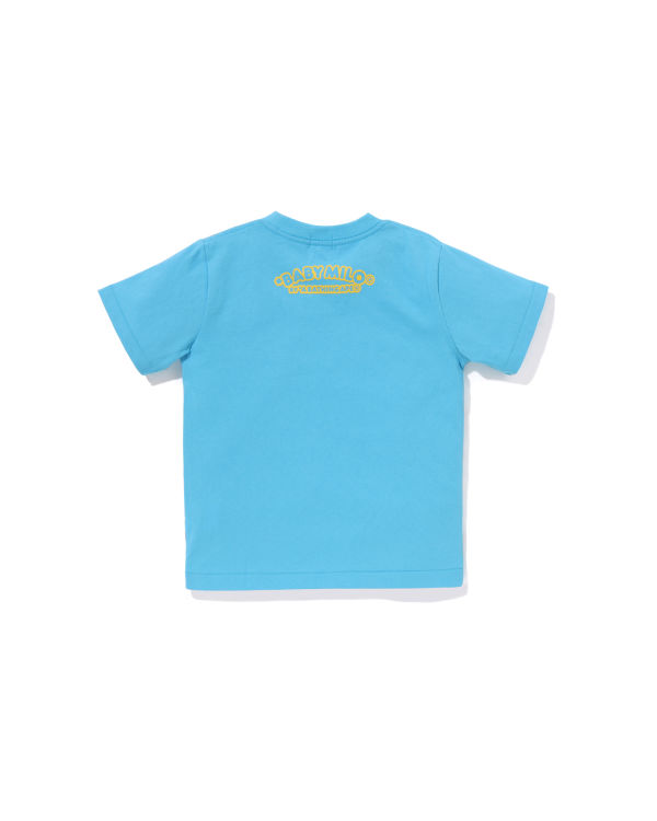 T Shirts Bape Milo Fishing Print Enfant Bleu Clair | PIOJS7356