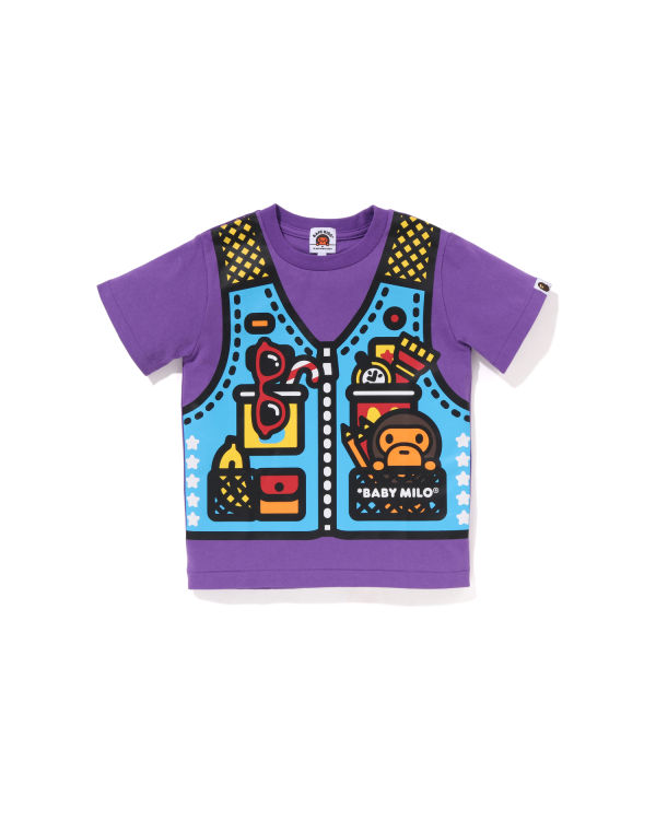 T Shirts Bape Milo Fishing Print Enfant Violette | UMEOF1536