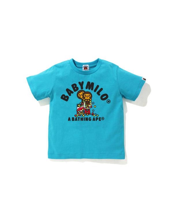 T Shirts Bape Milo Gum Ball Enfant Bleu | MWFZX2198