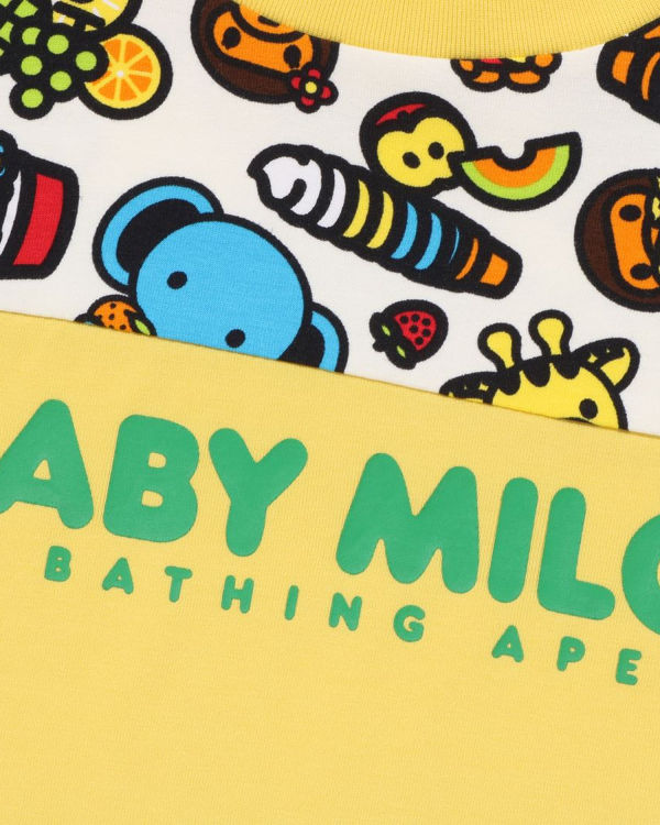 T Shirts Bape Milo Mixed Fruit Enfant Jaune | RLUQF1364