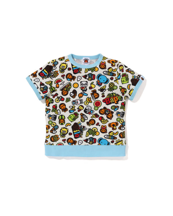 T Shirts Bape Milo Mixed Fruit Rib Enfant Blanche | UEOBX5418