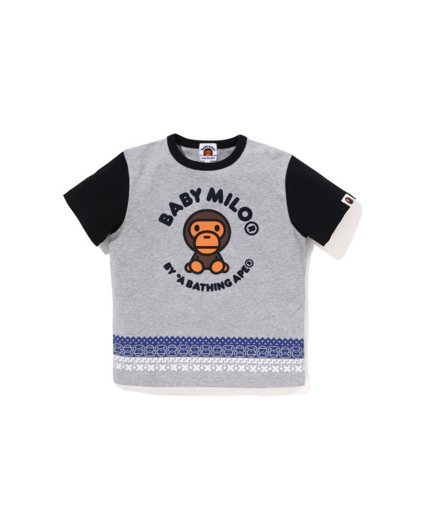 T Shirts Bape Milo Nordic Print Enfant Grise | MCSJX9517