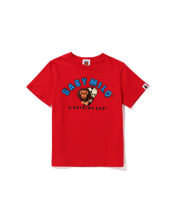 T Shirts Bape Milo Plush Doll In An Egg Enfant Rouge Clair | DSWEA8730