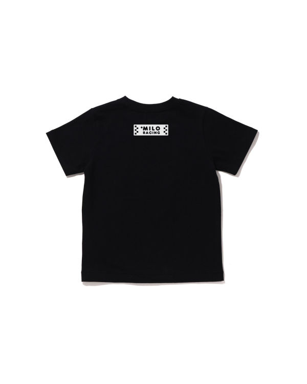 T Shirts Bape Milo Racing #3 Enfant Noir | UBZNK9637