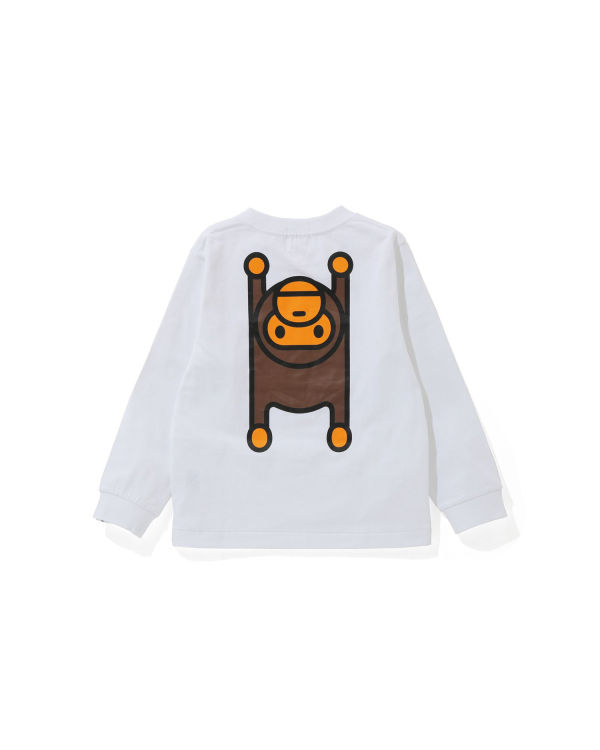 T Shirts Bape Milo Rug L/S Enfant Blanche | KXAVM0865