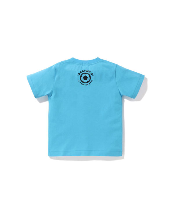 T Shirts Bape Milo Soccer Enfant Bleu | GWDEM3409