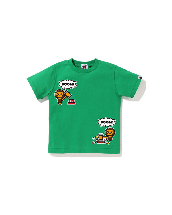 T Shirts Bape Milo Speech Balloon #4 Enfant Turquoise | YDWOR2916