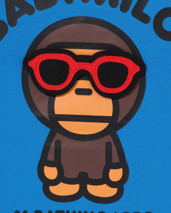 T Shirts Bape Milo Sunglass Patched Enfant Bleu Royal Bleu | XSBMH1470