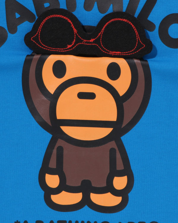 T Shirts Bape Milo Sunglass Patched Enfant Bleu Royal Bleu | XSBMH1470