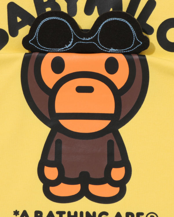 T Shirts Bape Milo Sunglass Patched Enfant Jaune | YRDFS1672