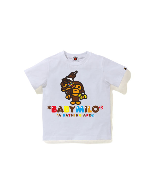 T Shirts Bape Milo Sweets Enfant Blanche | URXSE3075