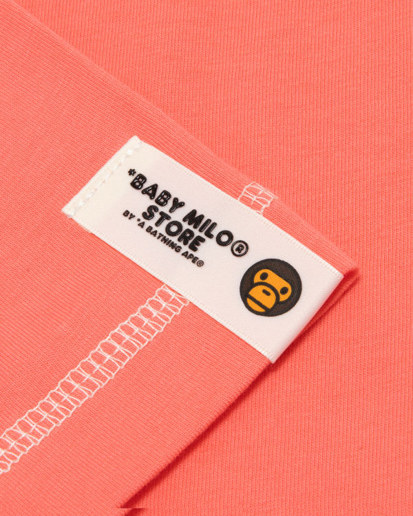 T Shirts Bape Milo box logo print Homme Rose | NXQVS7840