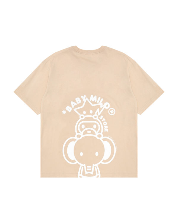 T Shirts Bape Milo boxy fit Femme Beige | OEBTR4027