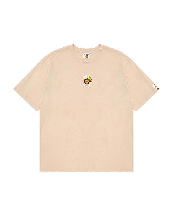 T Shirts Bape Milo boxy fit Femme Beige | OEBTR4027