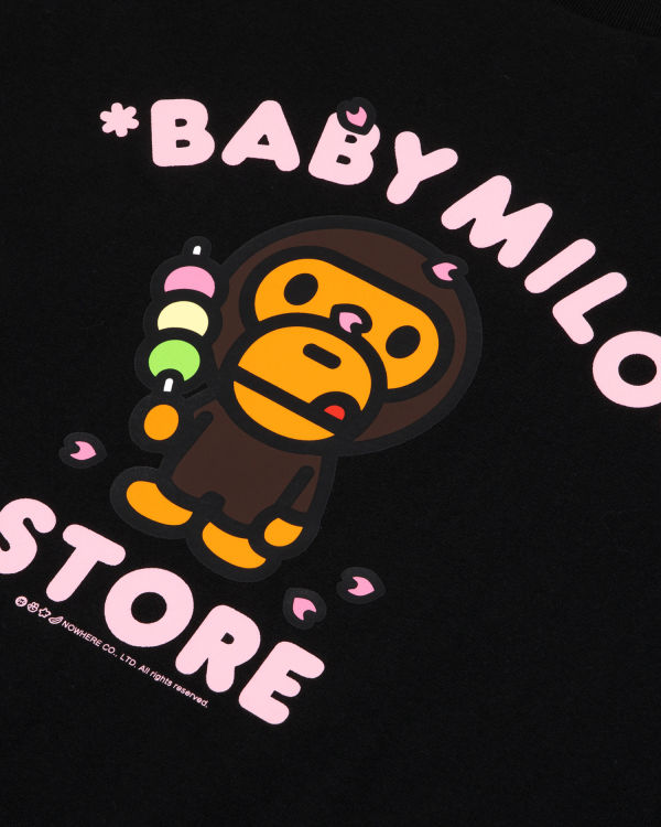 T Shirts Bape Milo boxy fit Femme Noir | XDPCO7314