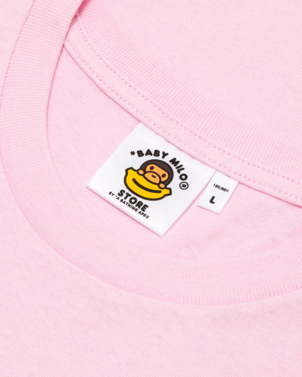 T Shirts Bape Milo graphic Femme Rose | TZQGE4568