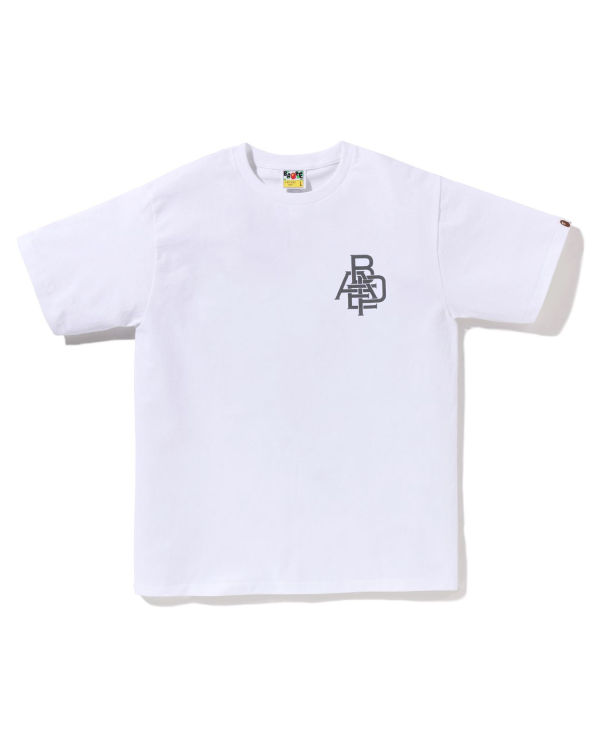 T Shirts Bape Pigment Logo Homme Blanche | AVISE1607