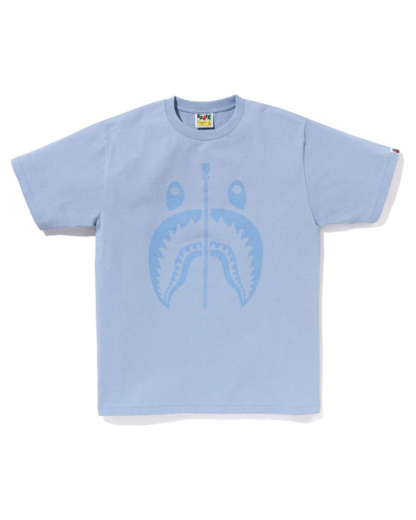 T Shirts Bape Pigment Shark Homme Bleu Clair | CDNAK5348