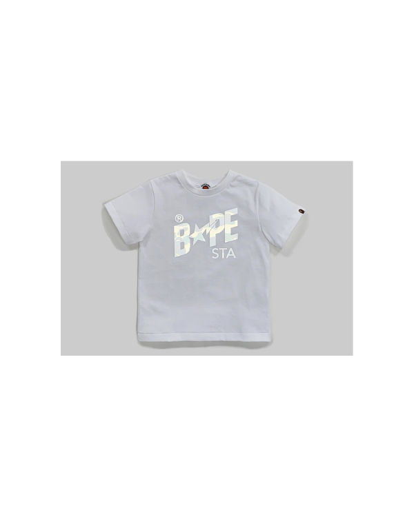 T Shirts Bape Reflector 1st Camo Sta Logo Enfant Blanche | CTFPU9830