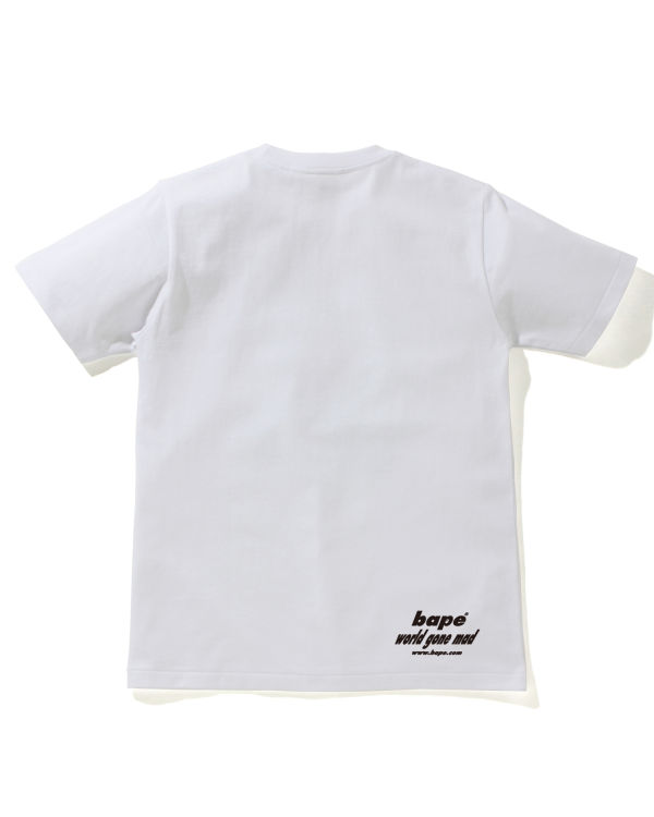 T Shirts Bape STA Camo WGM Ape Head Femme Blanche | NLKGD3971