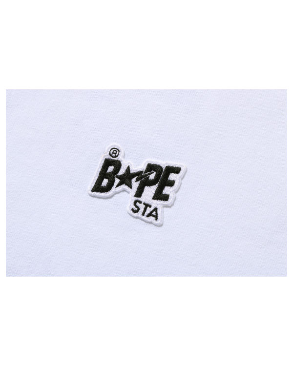 T Shirts Bape STA Logo One Point Femme Blanche | FXOQY3780