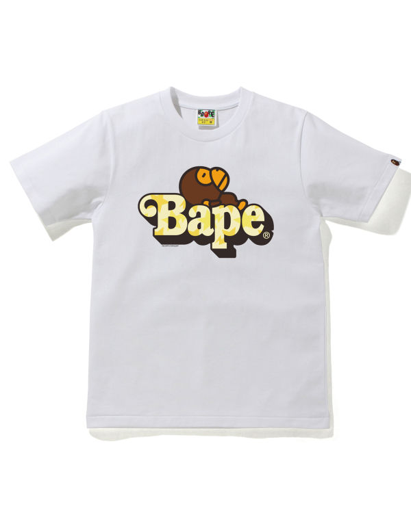 T Shirts Bape STA Pattern Milo On Femme Blanche | WILQE6437