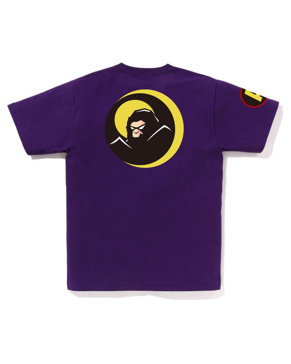 T Shirts Bape Shadow Homme Violette | LCQHP0431