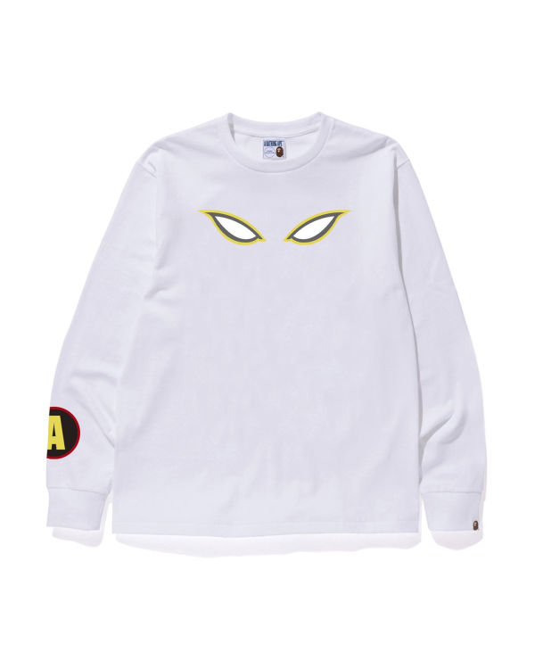 T Shirts Bape Shadow L/S Homme Blanche | BEPUO6792