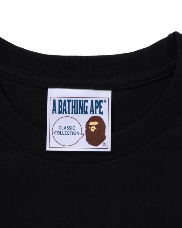 T Shirts Bape Shadow L/S Homme Noir | SKHPI0572