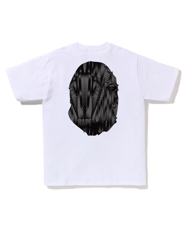 T Shirts Bape Speed Racer Big Ape Head Homme Blanche | XRQEO6302