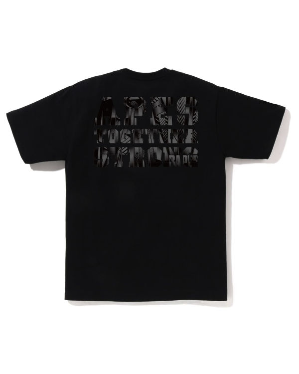 T Shirts Bape Speed Racer College ATS Homme Noir | OUAIB8256