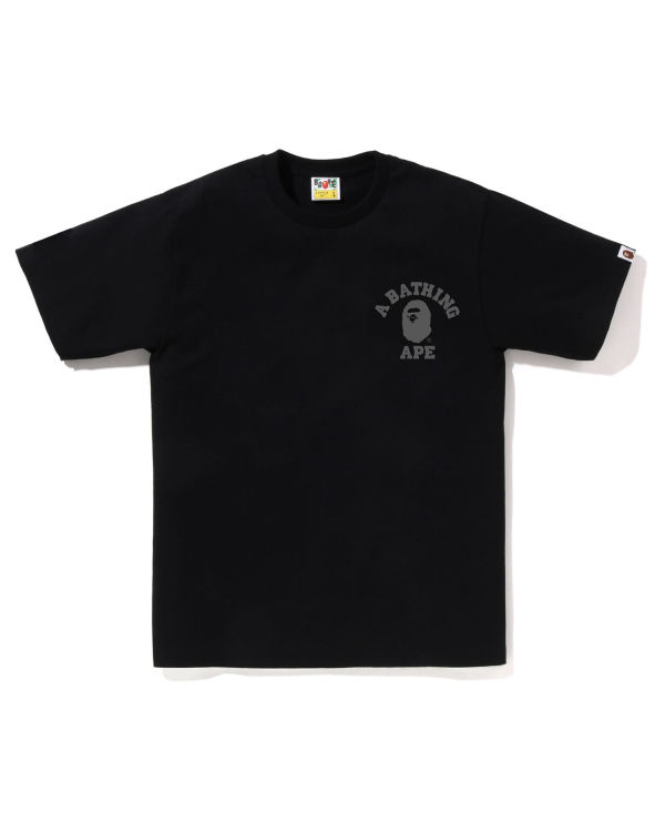 T Shirts Bape Speed Racer College ATS Homme Noir | OUAIB8256