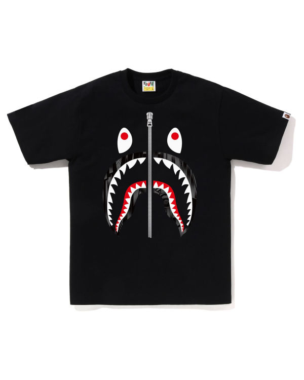 T Shirts Bape Speed Racer Shark Homme Noir | MXYDG7965