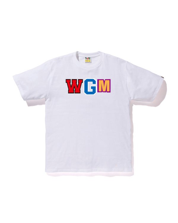 T Shirts Bape WGM Shark Homme Blanche | XEWPY5903