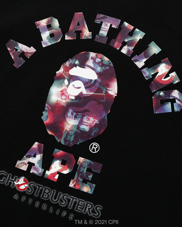 T Shirts Bape X Ghostbusters Camo College Homme Noir | INMET5698