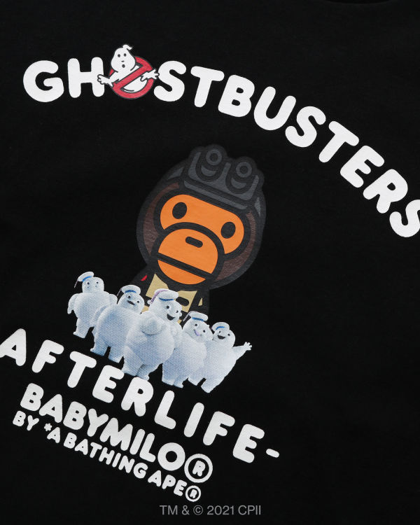 T Shirts Bape X Ghostbusters Milo Long Sleeve Homme Noir | AYRLS4876