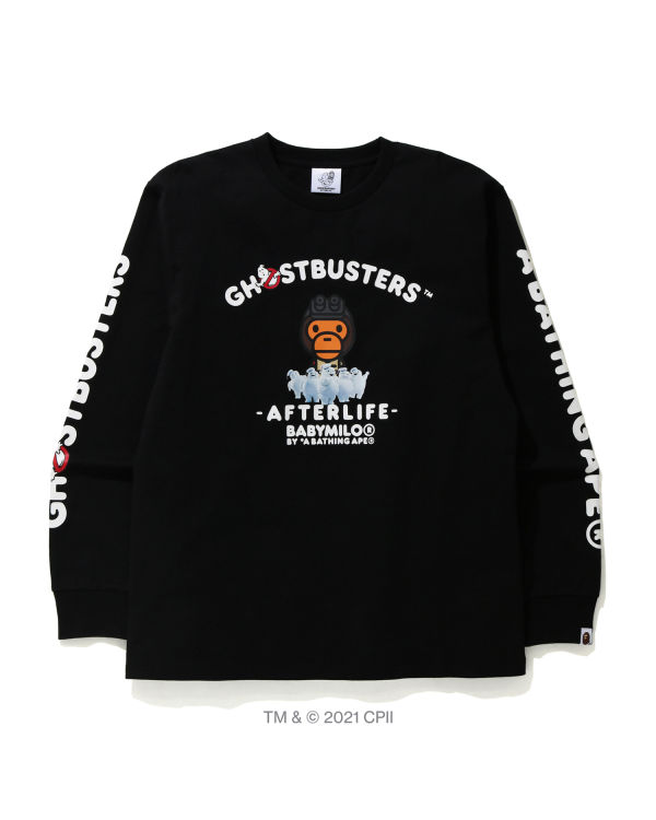 T Shirts Bape X Ghostbusters Milo Long Sleeve Homme Noir | AYRLS4876