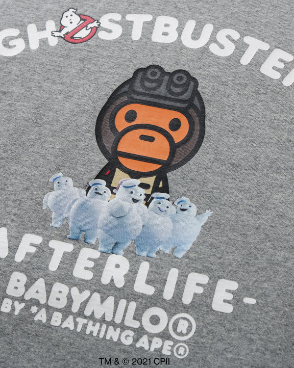 T Shirts Bape X Ghostbusters Milo Long Sleeve Homme Grise | NOJZY0176