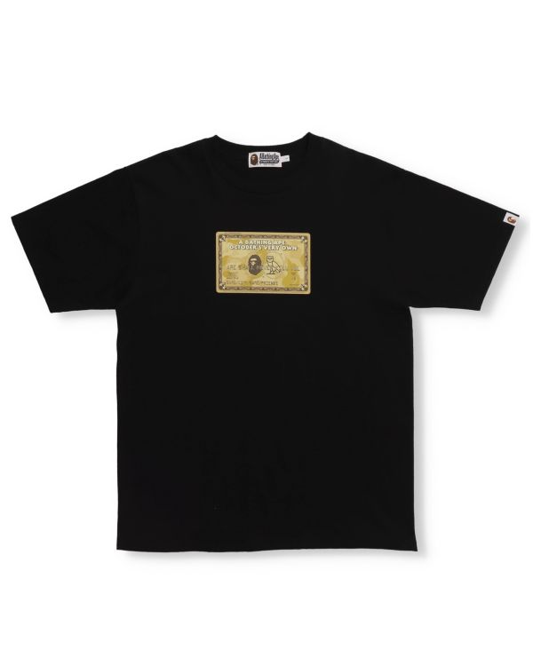 T Shirts Bape X OVO Card Homme Noir | RVLQF6453