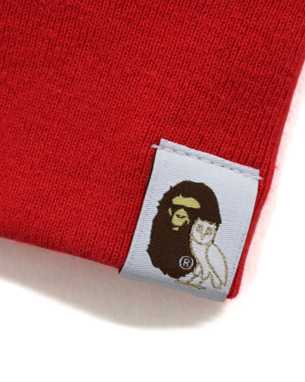 T Shirts Bape X OVO Long Sleeve Homme Rouge Clair | NHGCP3642