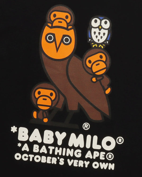 T Shirts Bape X OVO Milo Homme Noir | SDPNT5872