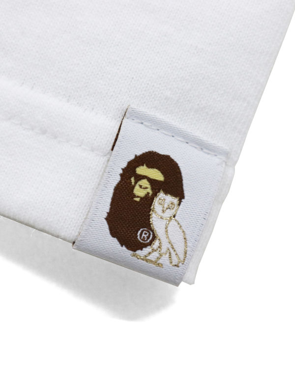 T Shirts Bape X OVO Woodland Camo Ape Head Homme Blanche | NFBUJ8564