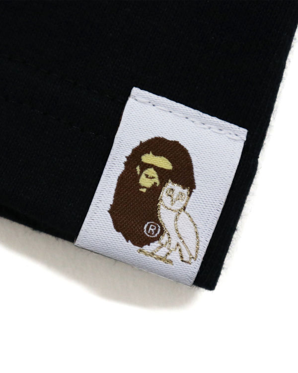 T Shirts Bape X OVO Woodland Camo Ape Head Homme Noir | XUSOZ7245