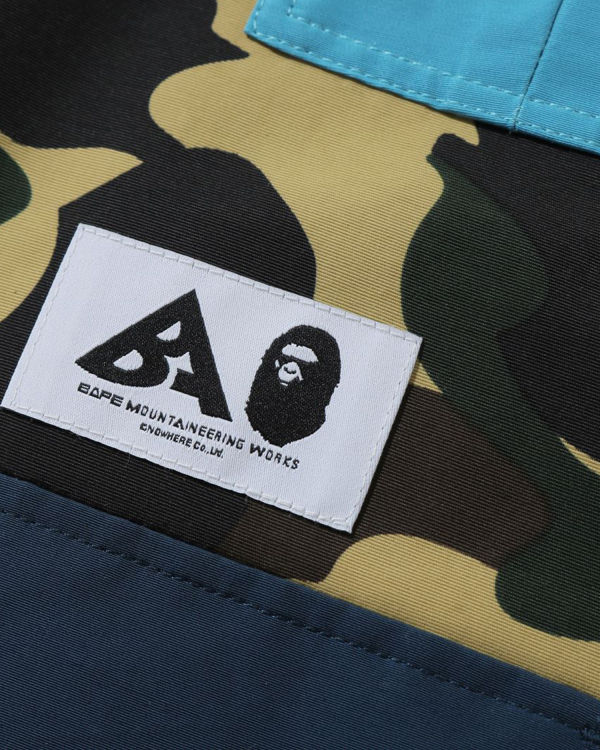 Vestes Bape 1st Camo Mountain Enfant Jaune | CRTQS5612