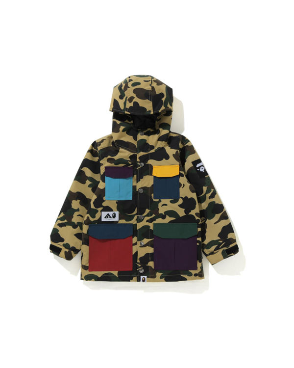 Vestes Bape 1st Camo Mountain Enfant Jaune | CRTQS5612