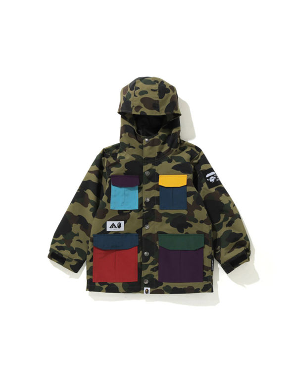 Vestes Bape 1st Camo Mountain Enfant Vert | PRSXB0215